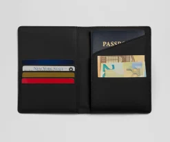 Passport Holder in Jet Black