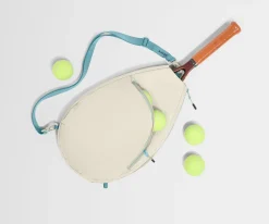 Racket Bag in Salt White
