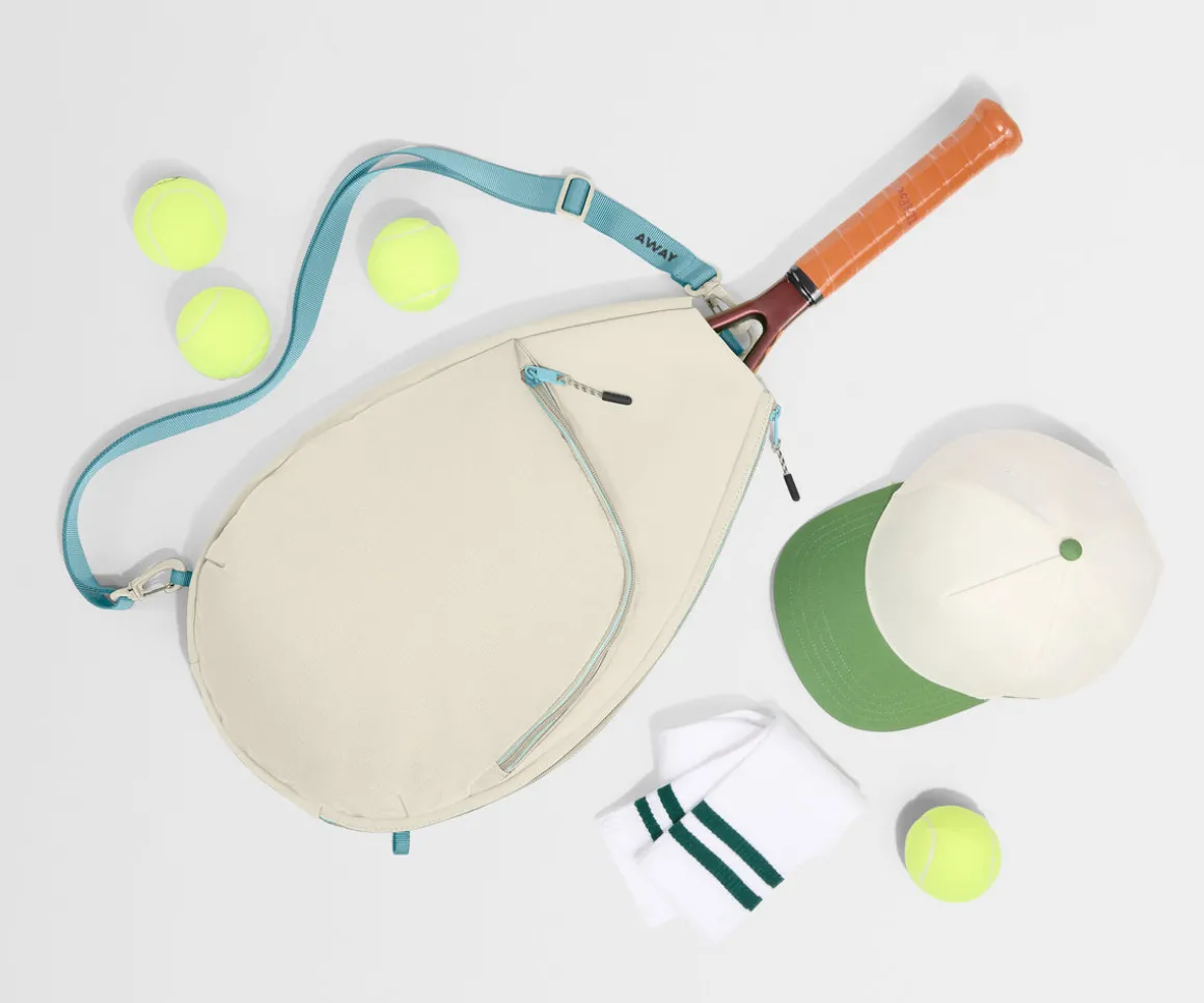 Racket Bag in Salt White