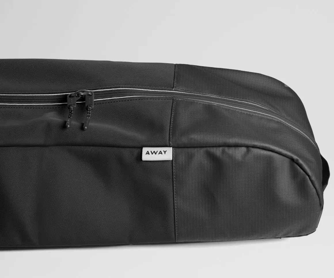 Roll-Top Ski Bag in Jet Black