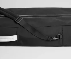 Roll-Top Ski Bag in Jet Black