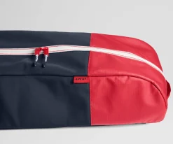 Roll-Top Ski Bag in Navy Blue