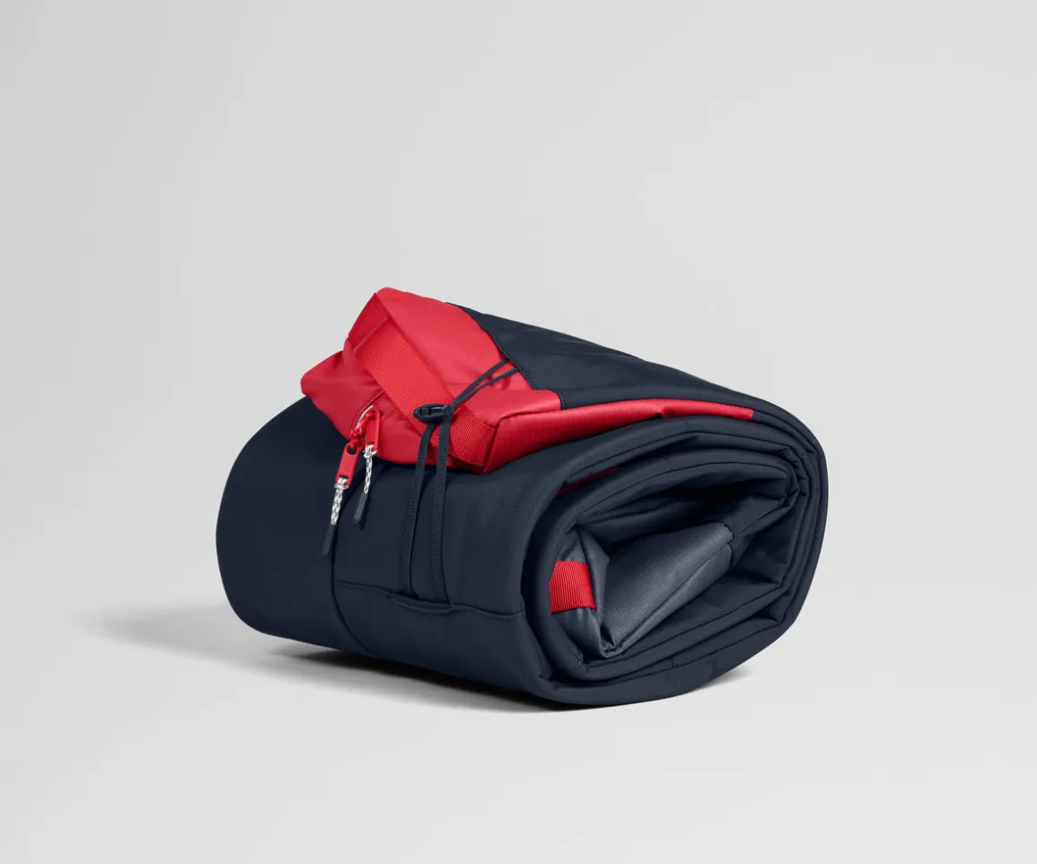 Roll-Top Ski Bag in Navy Blue