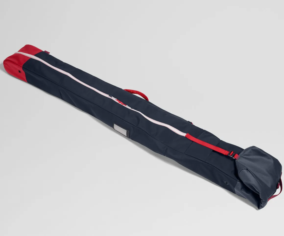 Roll-Top Ski Bag in Navy Blue