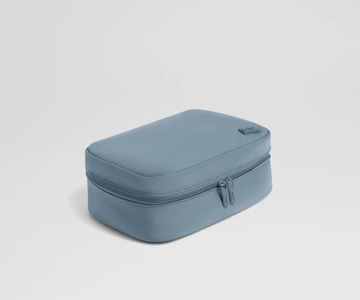 Small Toiletry Bag in Coast Blue