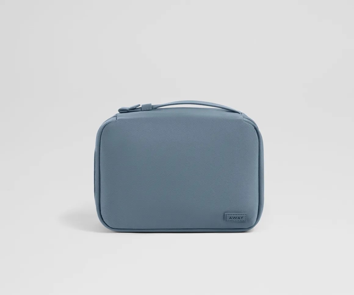 Small Toiletry Bag in Coast Blue