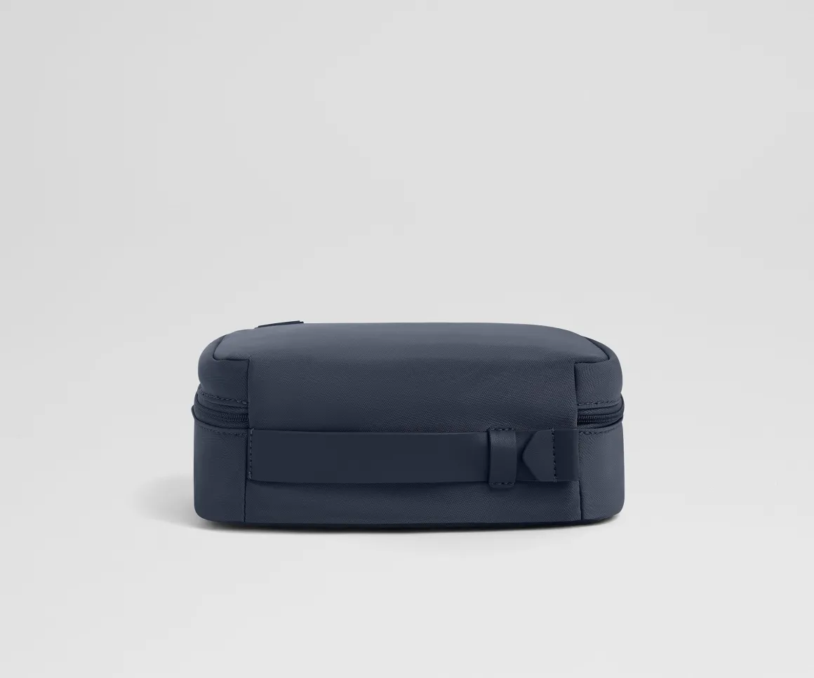 Small Toiletry Bag in Navy Blue