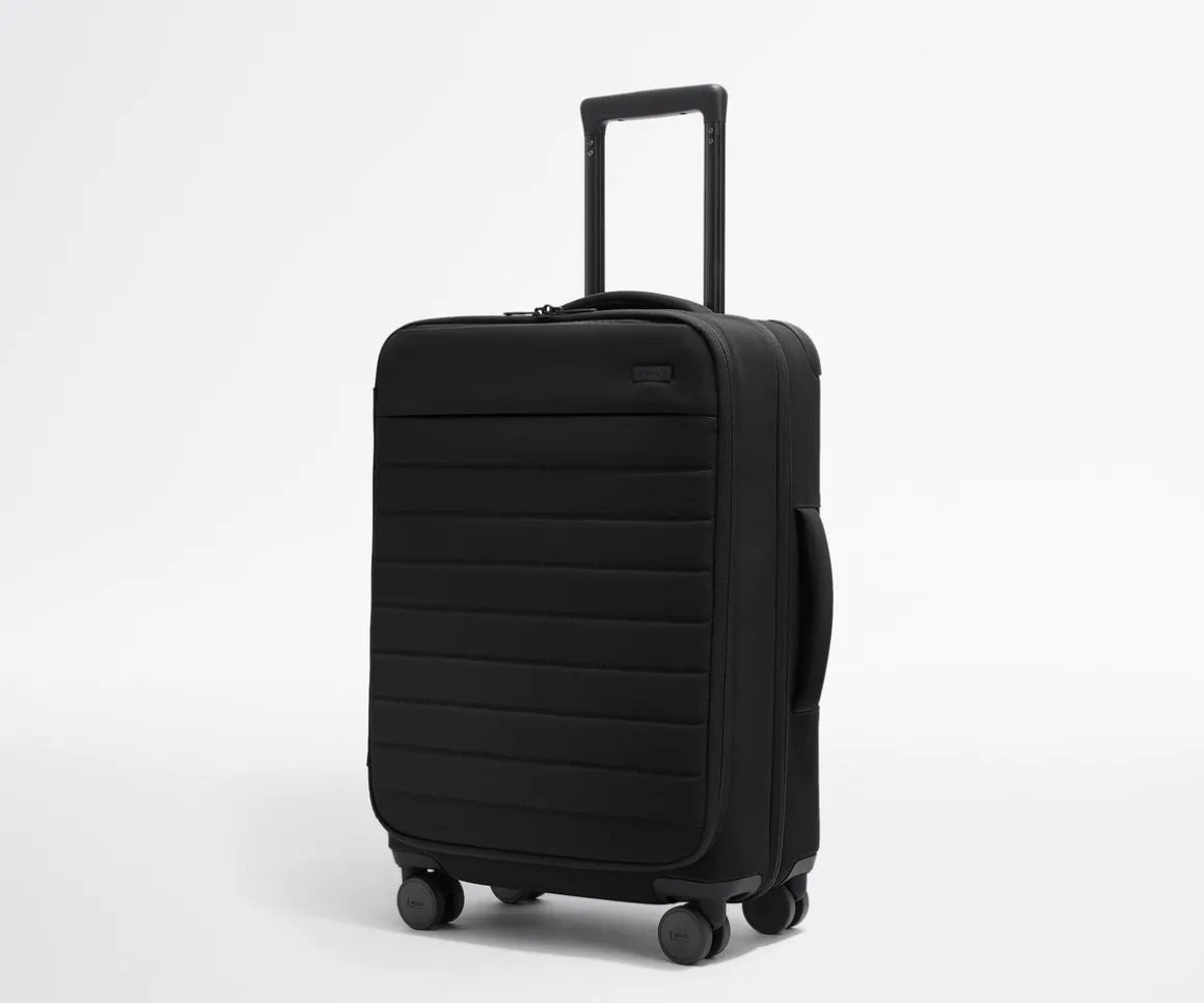 Softside Bigger Carry-On in Jet Black