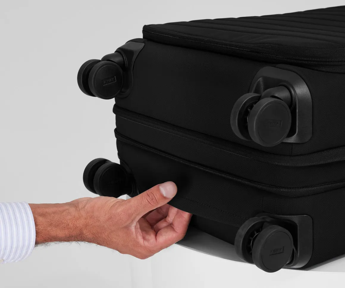 Softside Bigger Carry-On in Jet Black