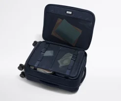 Softside Bigger Carry-On in Navy Blue