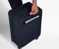 Softside Bigger Carry-On in Navy Blue