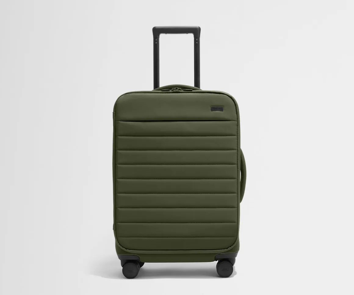Softside Bigger Carry-On in Olive Green