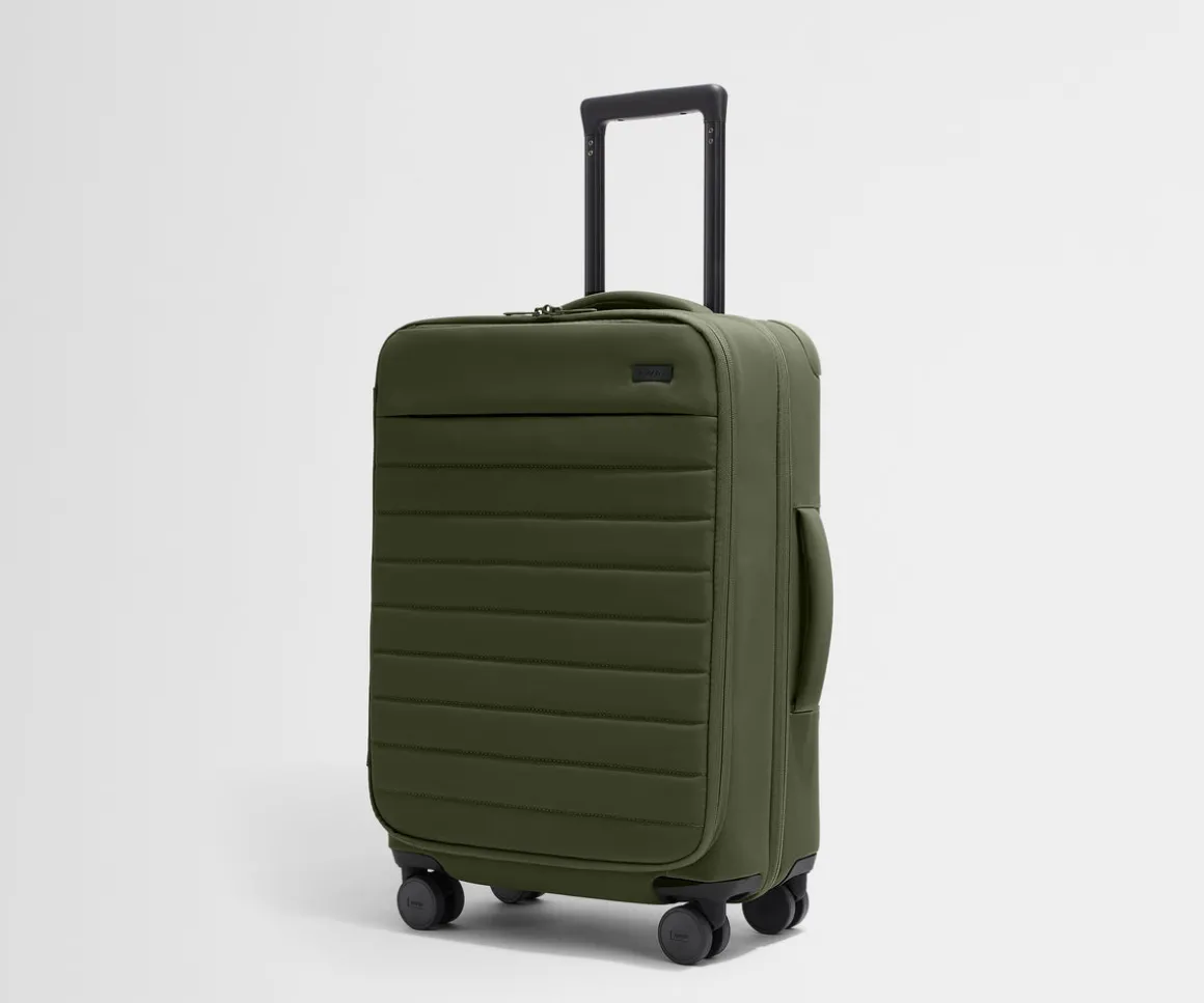 Softside Bigger Carry-On in Olive Green