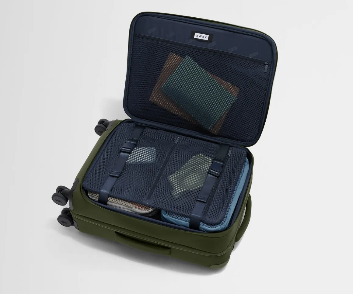 Softside Bigger Carry-On in Olive Green
