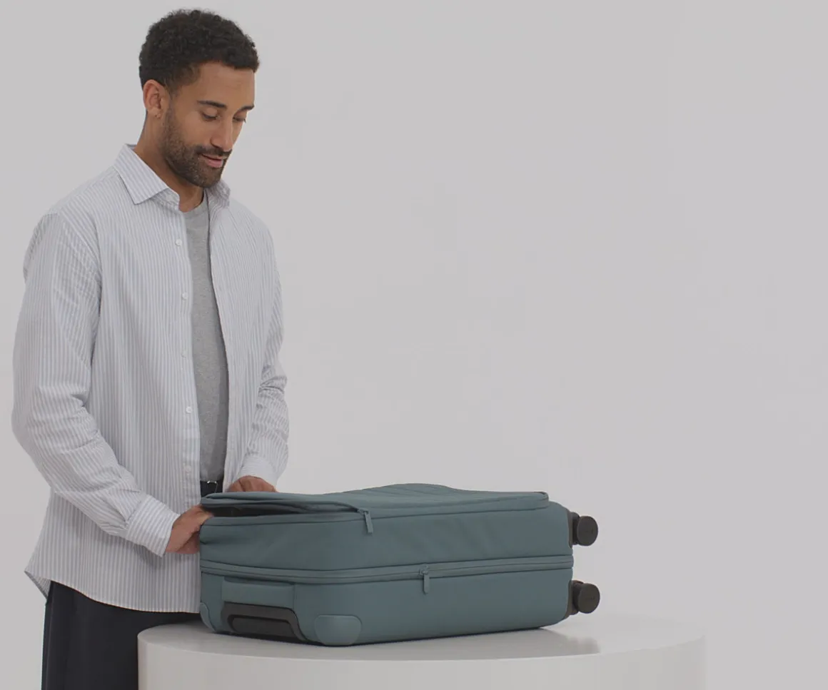 Softside Bigger Carry-On in Olive Green