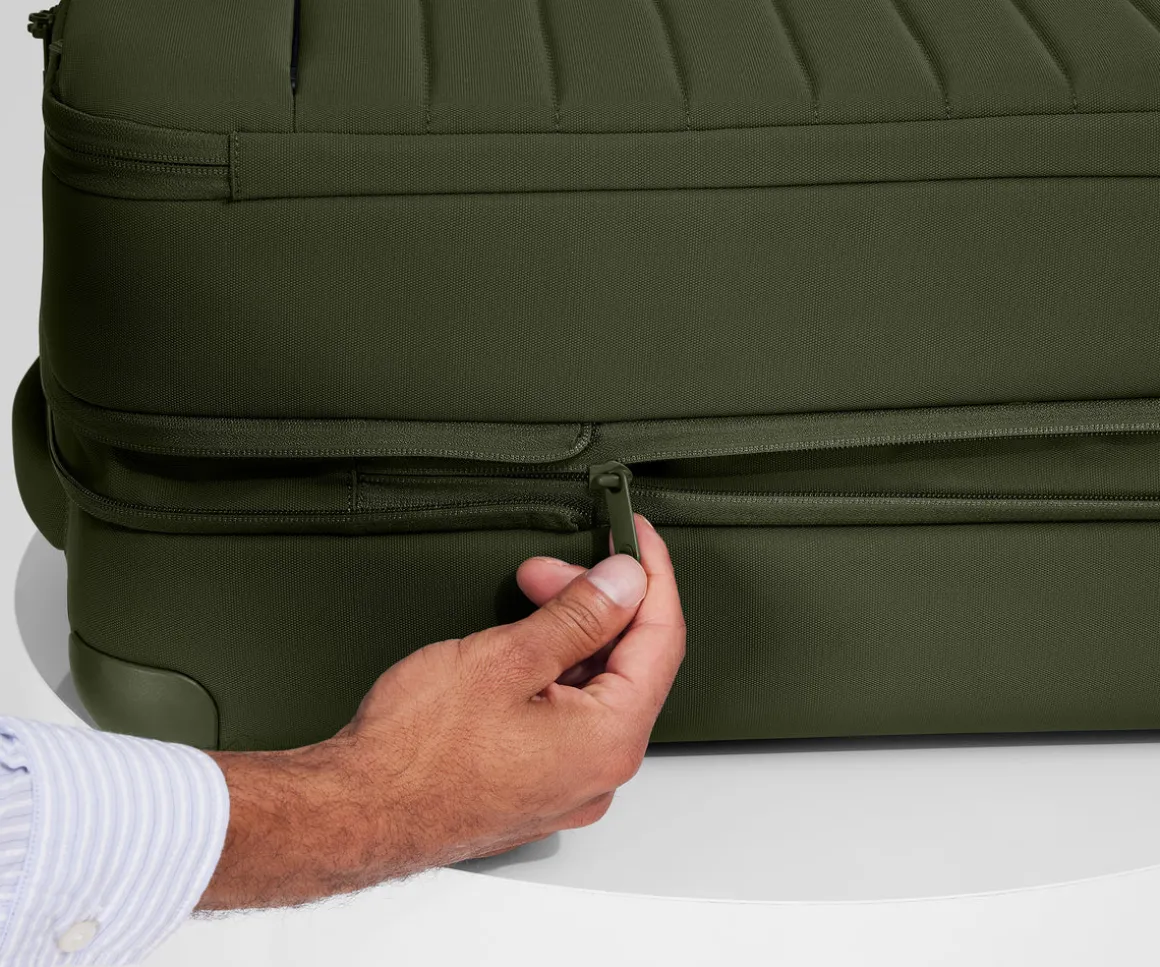Softside Bigger Carry-On in Olive Green