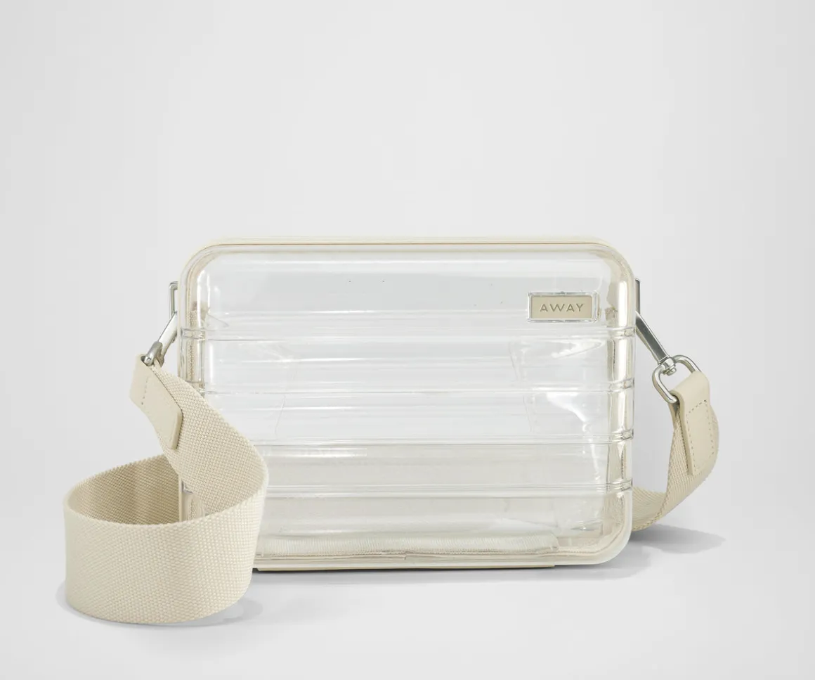 Stadium Bag in Clear/Salt White