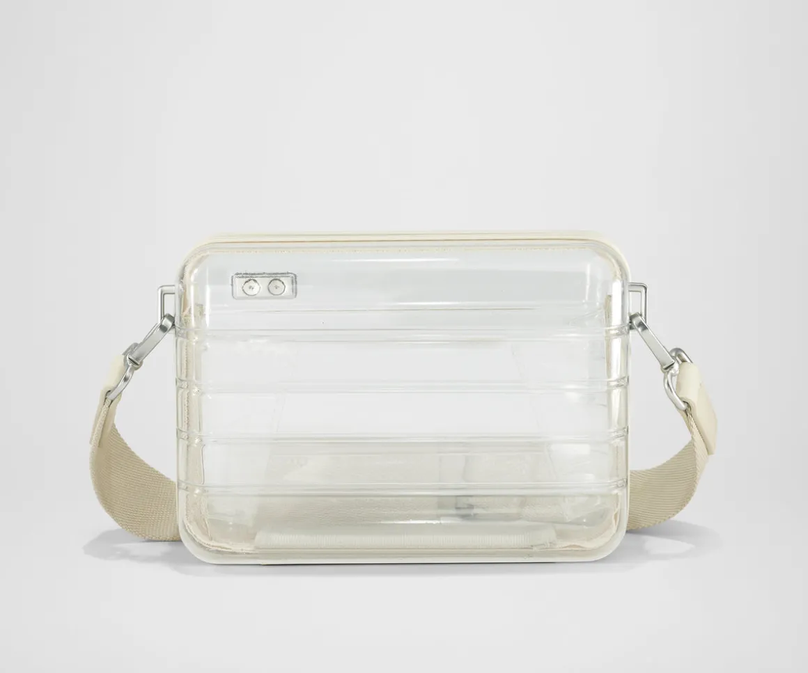 Stadium Bag in Clear/Salt White