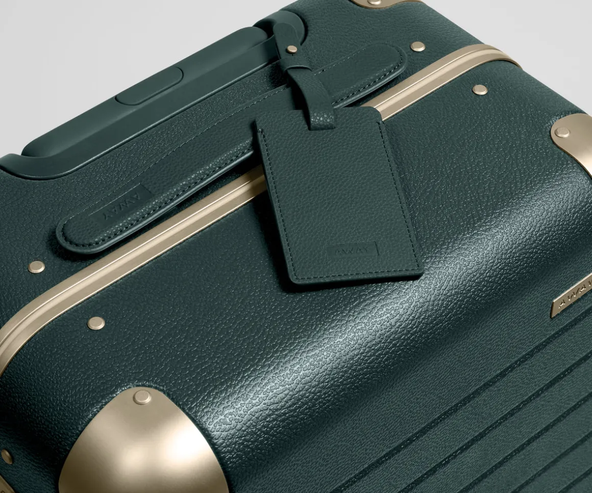 The Aluminum Edge Bigger Carry-On in Ivy Green