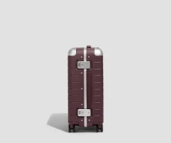 The Aluminum Edge Carry-On in Oxblood Red