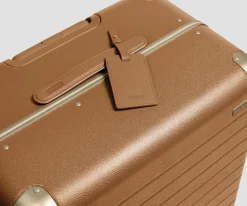 The Aluminum Edge Large in Cognac Brown