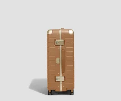 The Aluminum Edge Medium in Cognac Brown