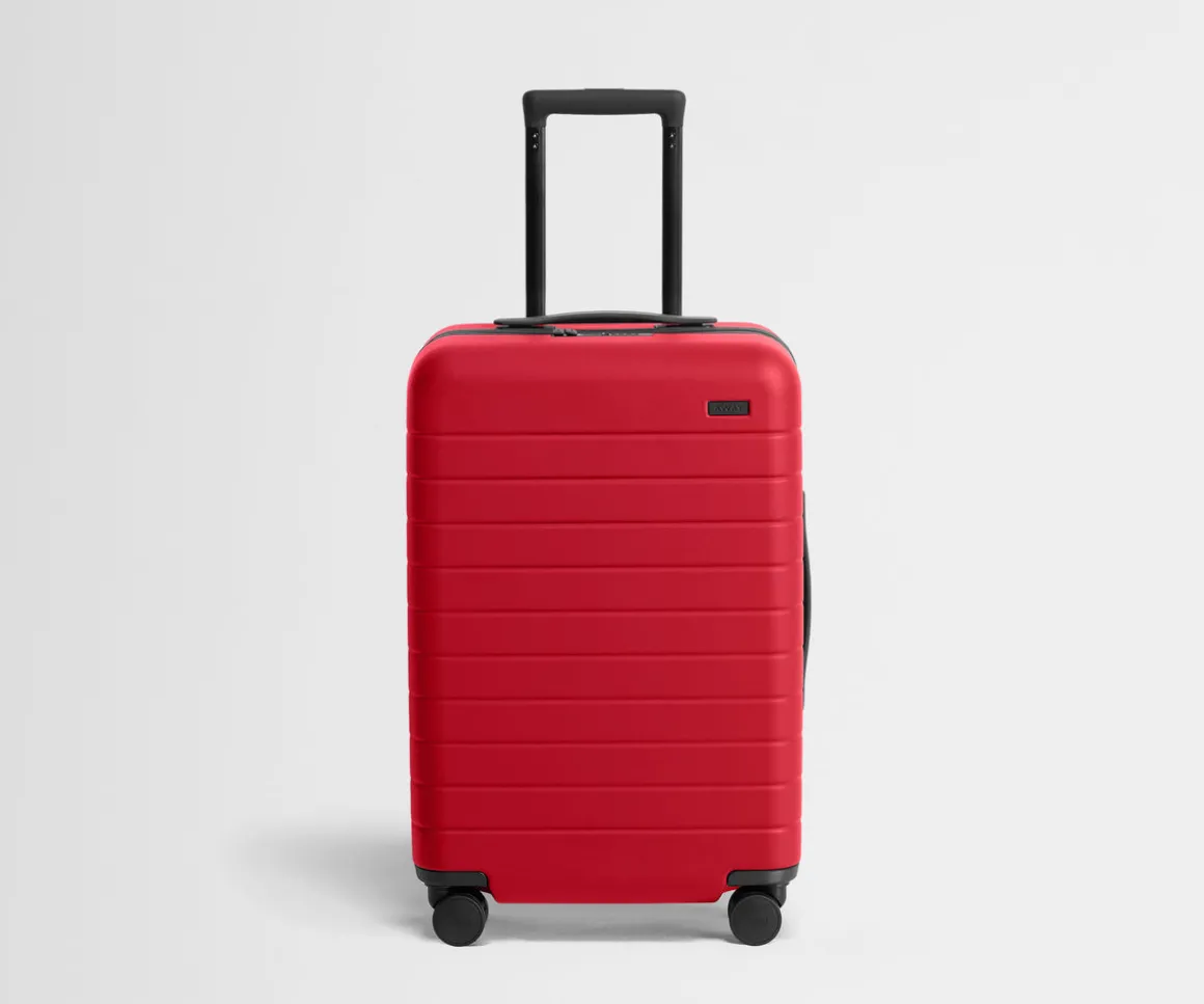 The Bigger Carry-On Flex in Cherry Red