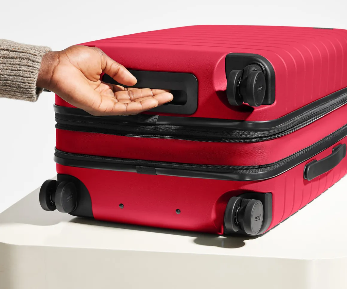 The Bigger Carry-On Flex in Cherry Red