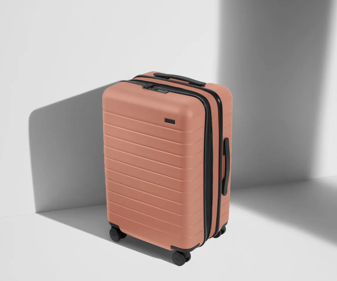 The Bigger Carry-On Flex in Clay Pink