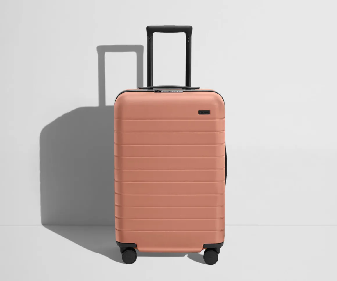 The Bigger Carry-On Flex in Clay Pink