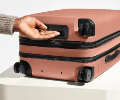 The Bigger Carry-On Flex in Clay Pink