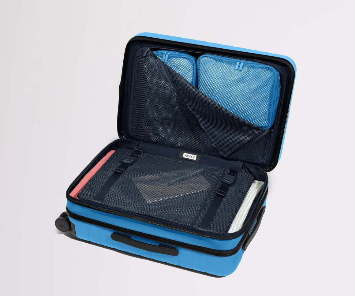 The Bigger Carry-On Flex in Splash Blue