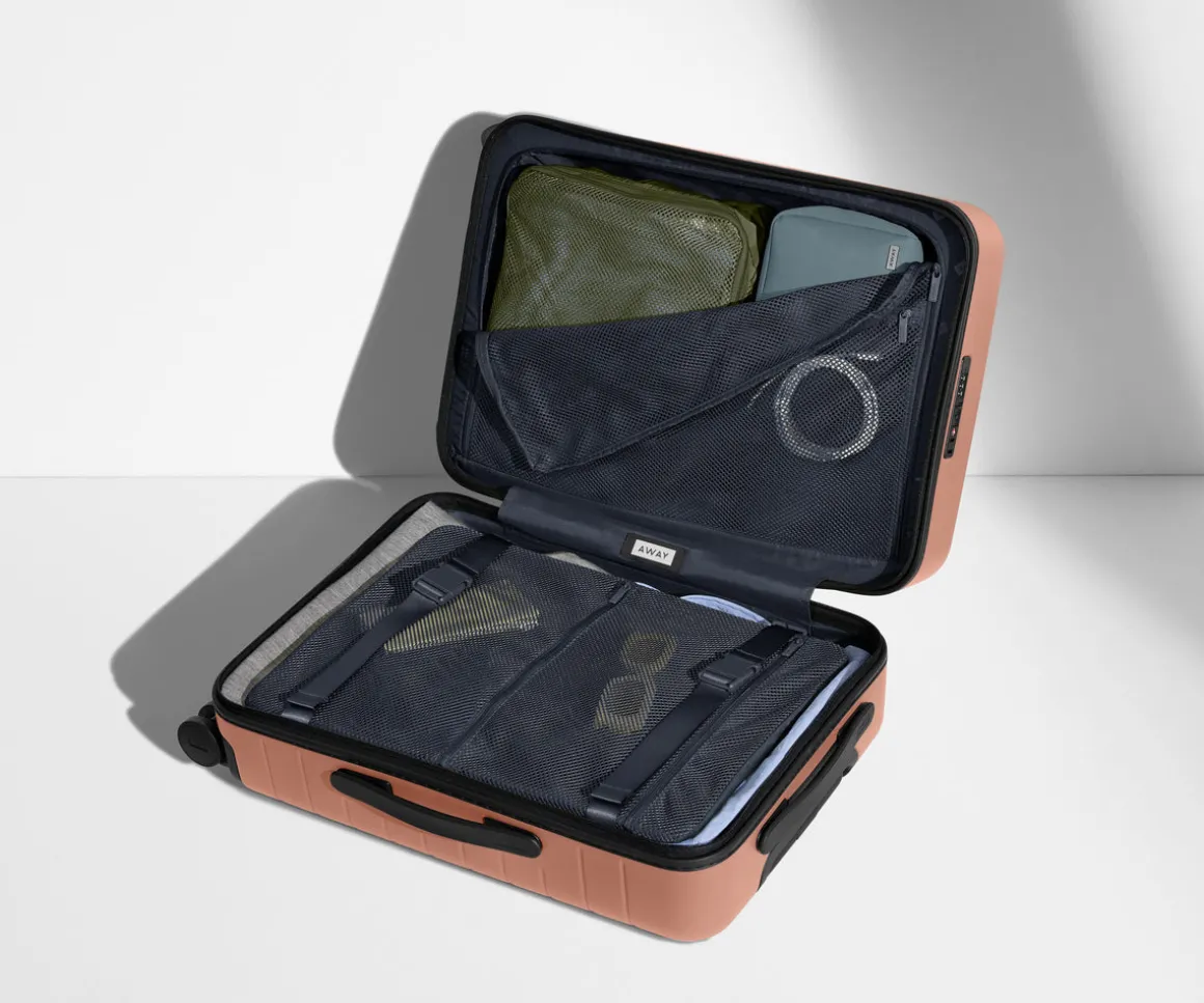 The Bigger Carry-On in Clay Pink