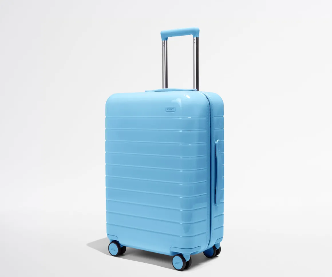 The Bigger Carry-On in Glazed Opal Blue