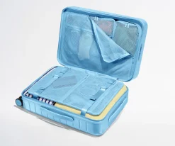 The Bigger Carry-On in Glazed Opal Blue