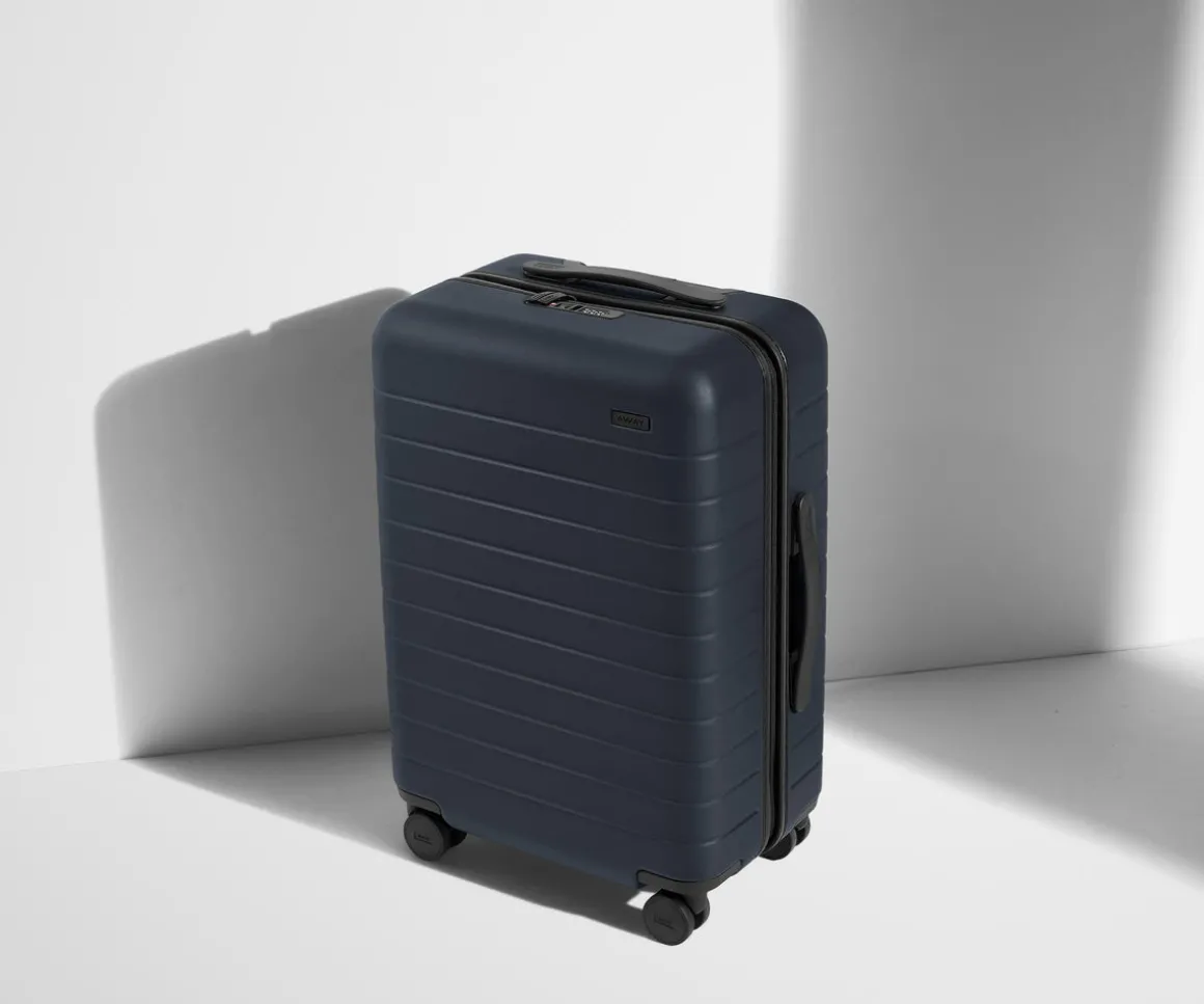 The Bigger Carry-On in Navy Blue