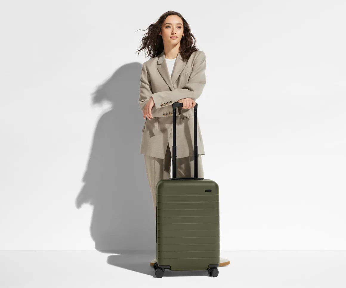 The Bigger Carry-On in Salt White