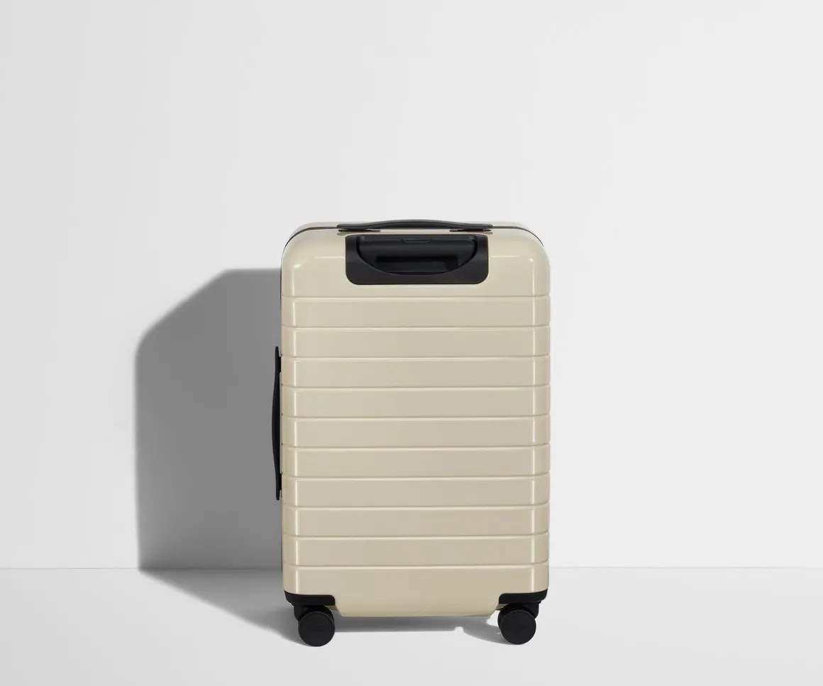 The Bigger Carry-On in Salt White (Gloss)