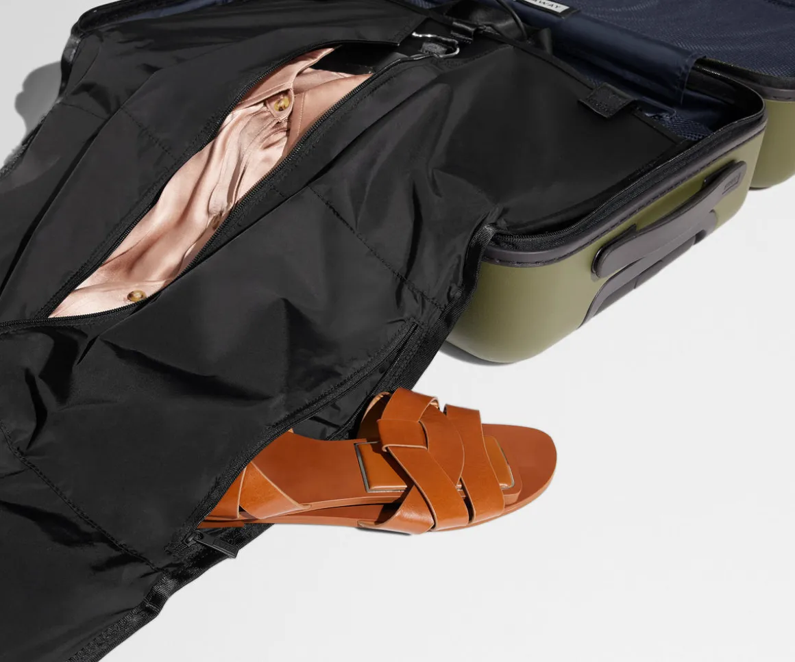 The Centerfold Garment Sleeve in Jet Black