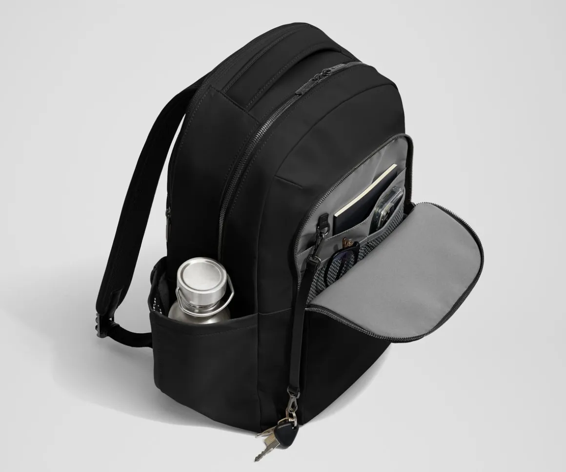 The Commuter Backpack in Jet Black