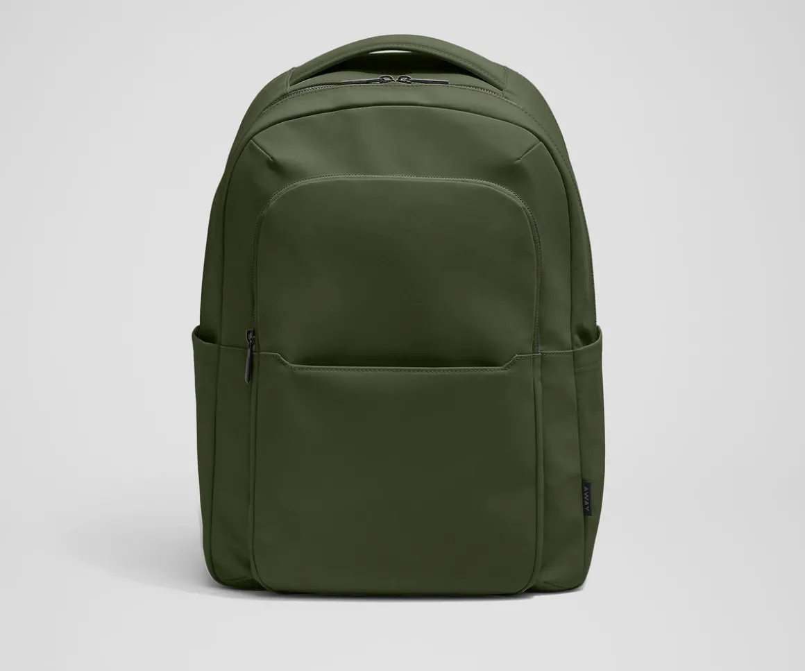 The Commuter Backpack in Olive Green