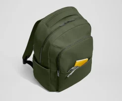 The Commuter Backpack in Olive Green