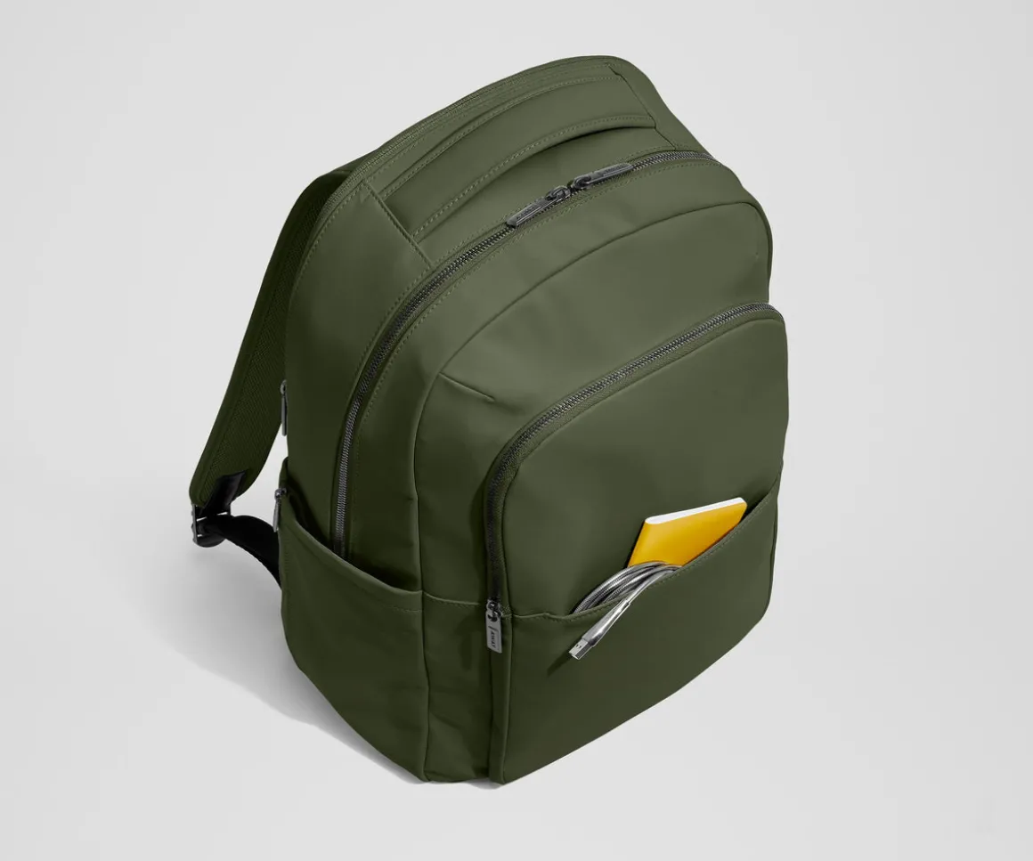 The Commuter Backpack in Olive Green