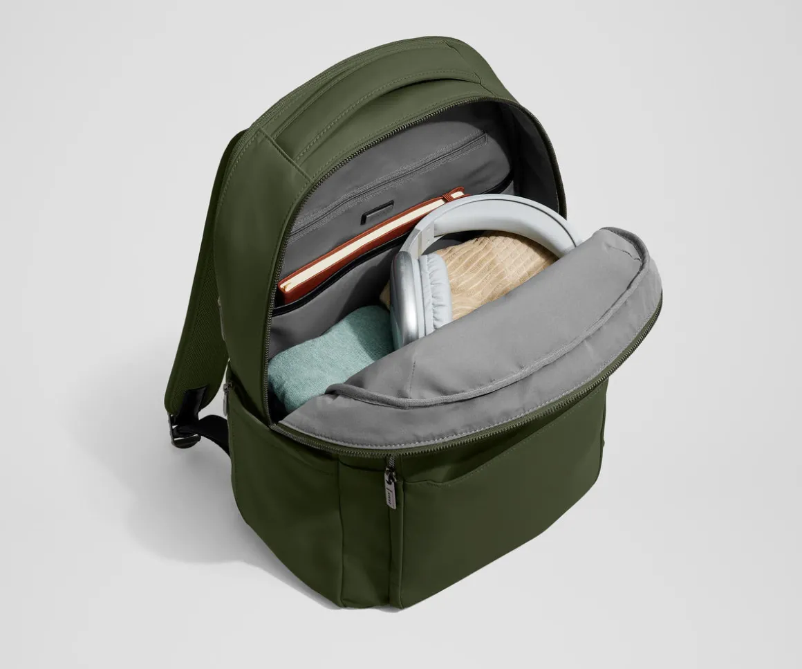 The Commuter Backpack in Olive Green