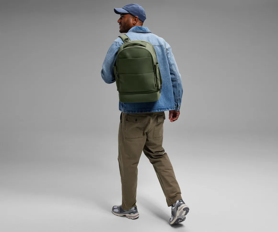 The Double Diaper Backpack in Jet Black