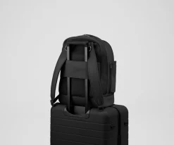 The Double Diaper Backpack in Jet Black