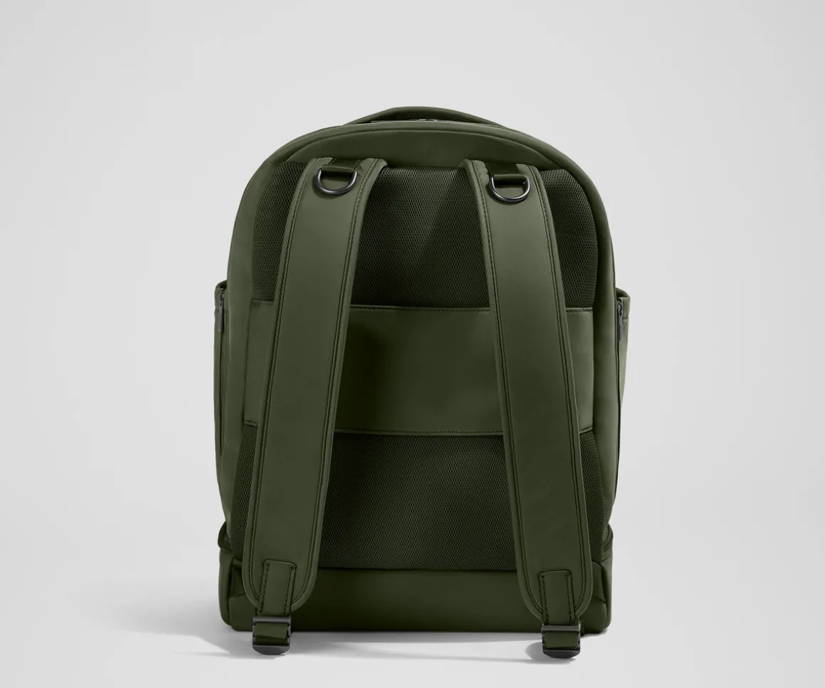The Double Diaper Backpack in Olive Green