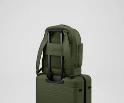 The Double Diaper Backpack in Olive Green