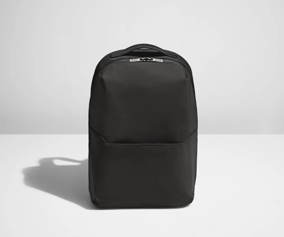The Everywhere Zip Backpack in Jet Black