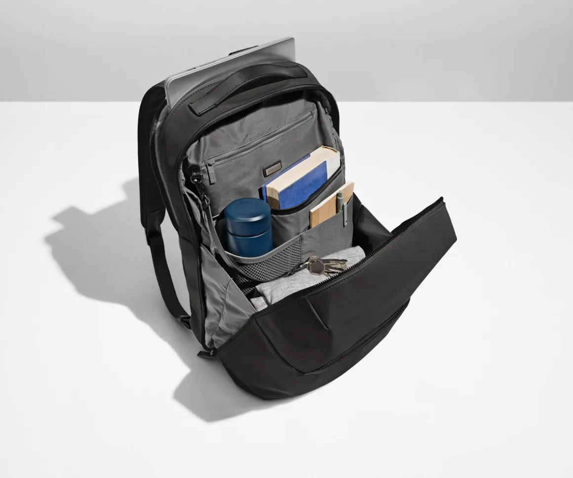 The Everywhere Zip Backpack in Jet Black